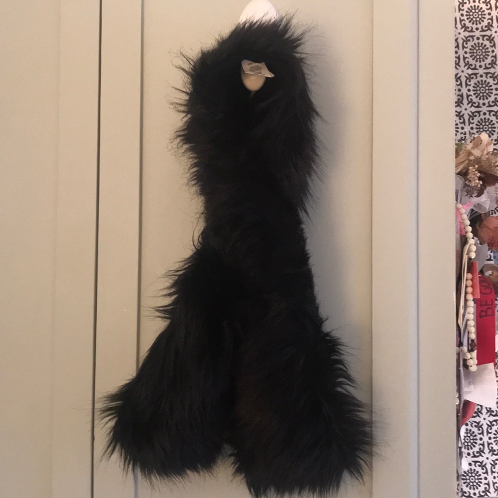 Fabulous J. Crew faux fur scarf